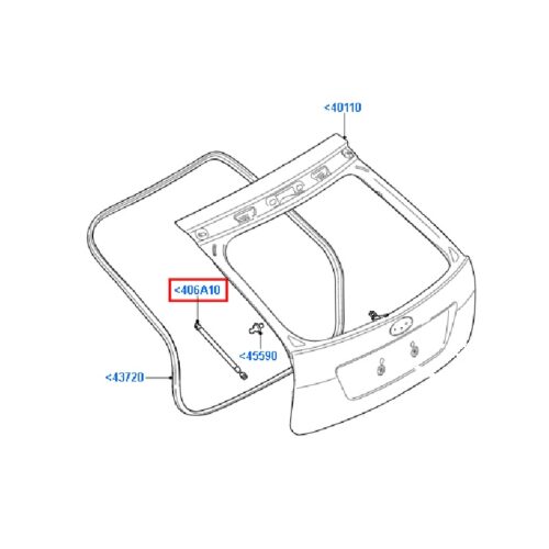 Rear Door Gas Strut