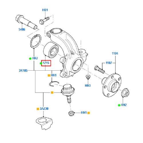 Front Wheel Bearing