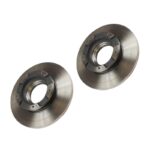 A Pair Of Ford Transit Rear Brake Discs 2040064, 2012584, 1783910, 1764282, BK212A097AA, BK212A097AB, BK212A097EA