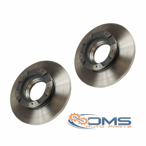 A Pair Of Ford Transit Rear Brake Discs 2040064, 2012584, 1783910, 1764282, BK212A097AA, BK212A097AB, BK212A097EA