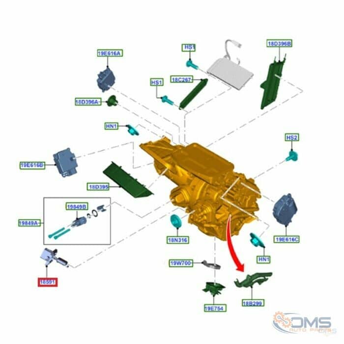 Ford Focus Connect Courier B-Max C-Max Heater Resister 1695812, 1774402, 1804471, AV1118B647AA, AV1118B647AB, AV6N18B647AA