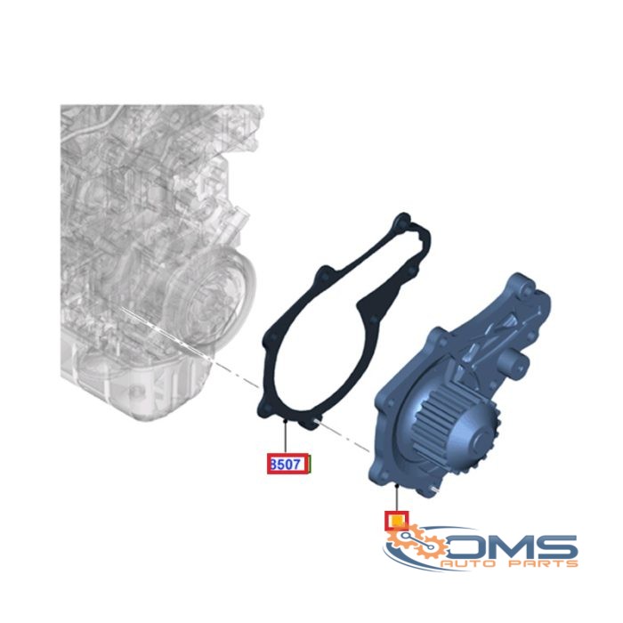 Ford Fiesta Fusion Water Pump 2330998, 1420149, 1366614, 1359942, 1348621, 1147585, 2S6Q8591BA, ,2S6Q8591AC, 2S6Q8591AB, 2S6Q8591AA
