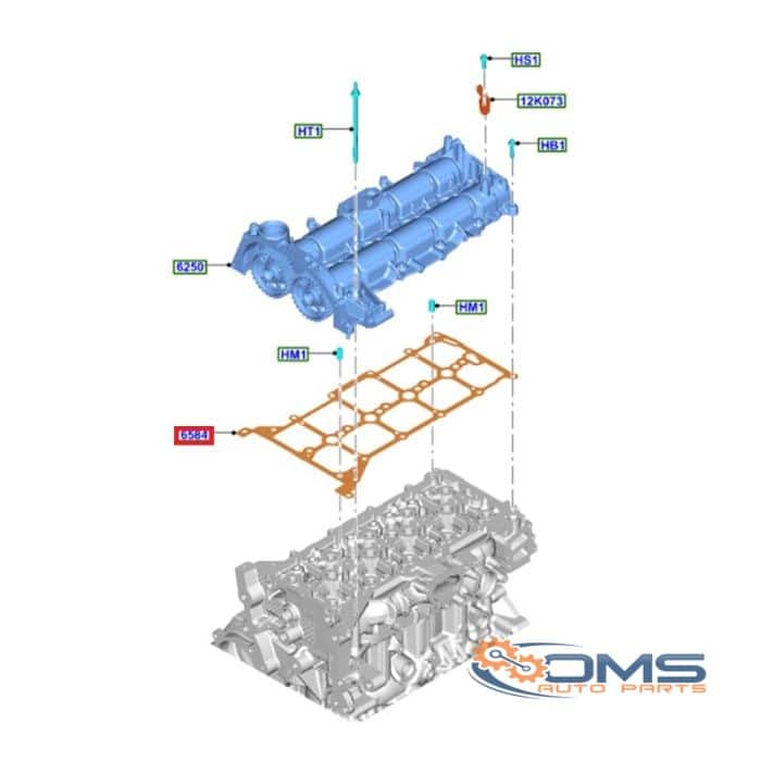 Ford Transit Custom Focus Galaxy Ranger Cam Box Gasket 2100953, 2018100, GK2Q6L090BB, GK2Q6L090BA