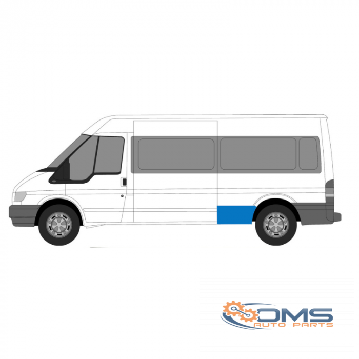 Ford Transit Repair Panel in Front of Rear Wheel Arch - Passenger Side - (Medium & Long Wheel Base)