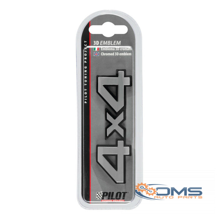 Chromed 3D Emblem - 4x4 - OMS Auto Parts