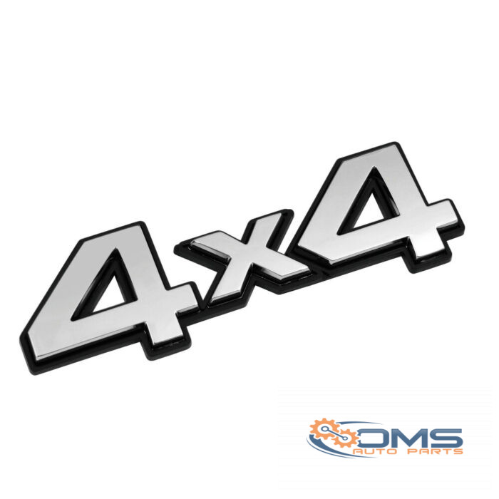 Chromed 3D Emblem - 4x4 - OMS Auto Parts