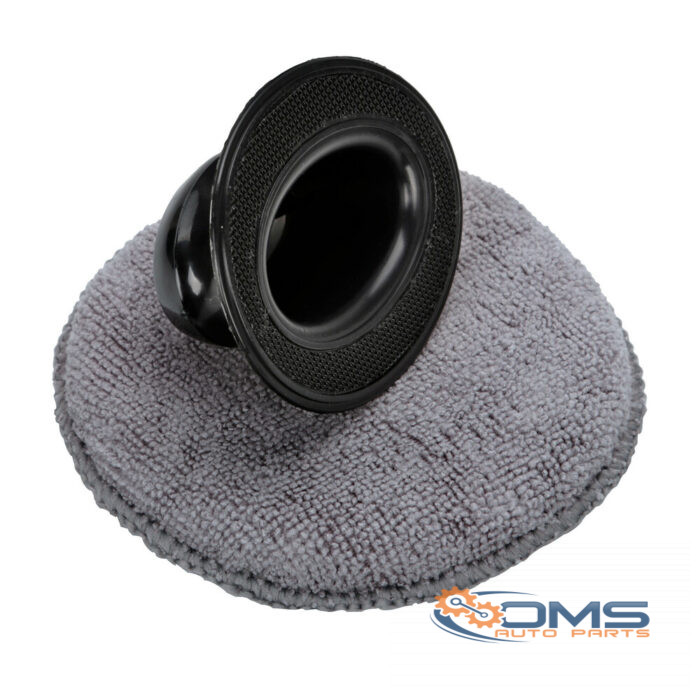 Grip With 3 Interchangeable Microfiber Wax Applicator Pads - Ø100mm - OMS Auto Parts