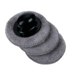 Grip With 3 Interchangeable Microfiber Wax Applicator Pads - Ø100mm - OMS Auto Parts