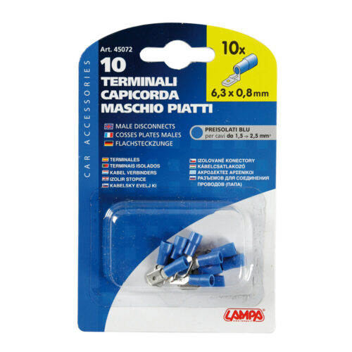 Male Disconnects - Blue - OMS Auto Parts