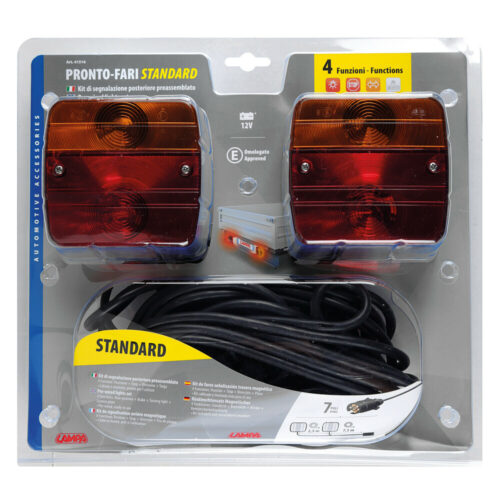 Pre-Wired Trailer Lights Wiring Set, 12V - OMS Auto Parts