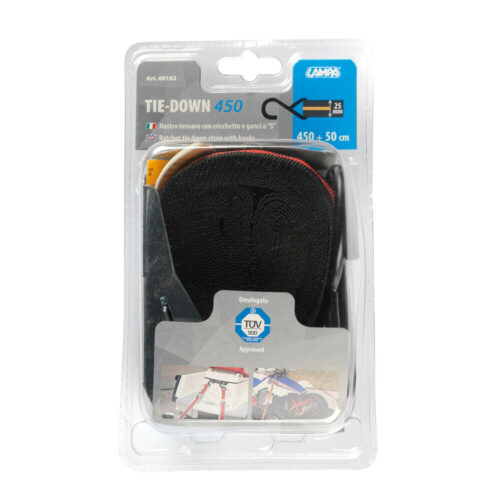 Ratchet Tie Down Strap - 450+50cm - OMS Auto Parts