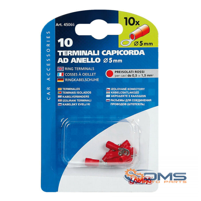 Ring Terminals - Red - OMS Auto Parts