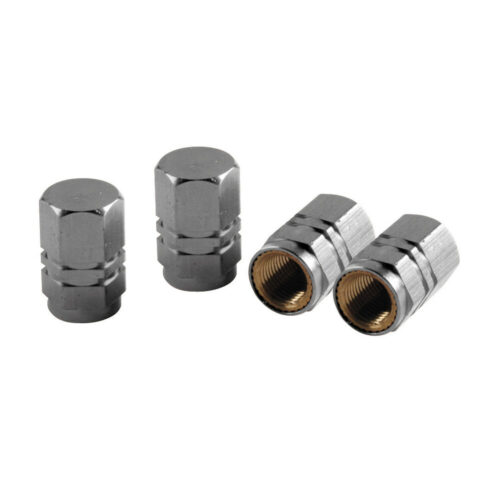 Sport-Cap - Set of 4 Valve Caps - Aluminium - OMS Auto Parts