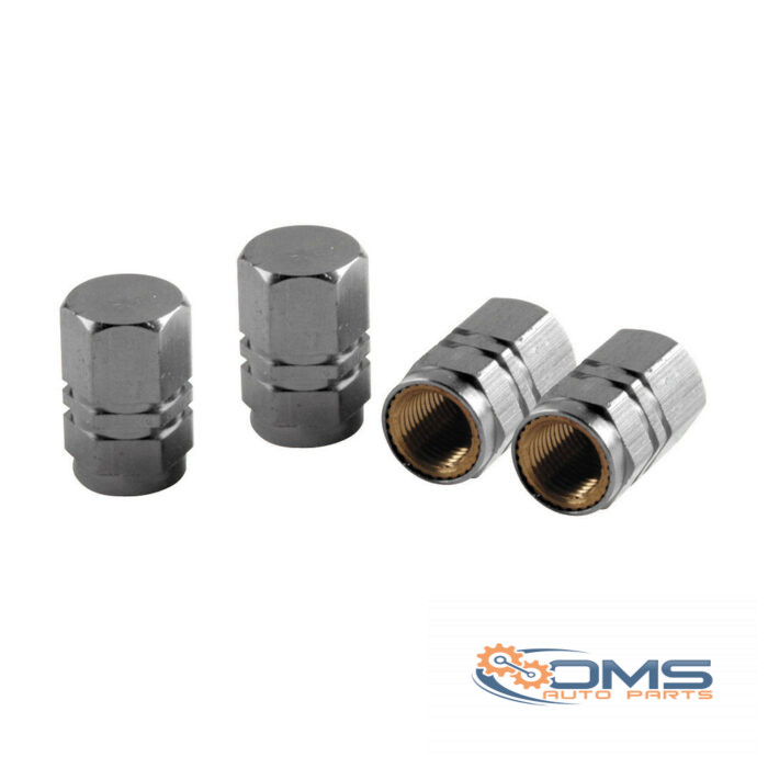 Sport-Cap - Set of 4 Valve Caps - Aluminium - OMS Auto Parts