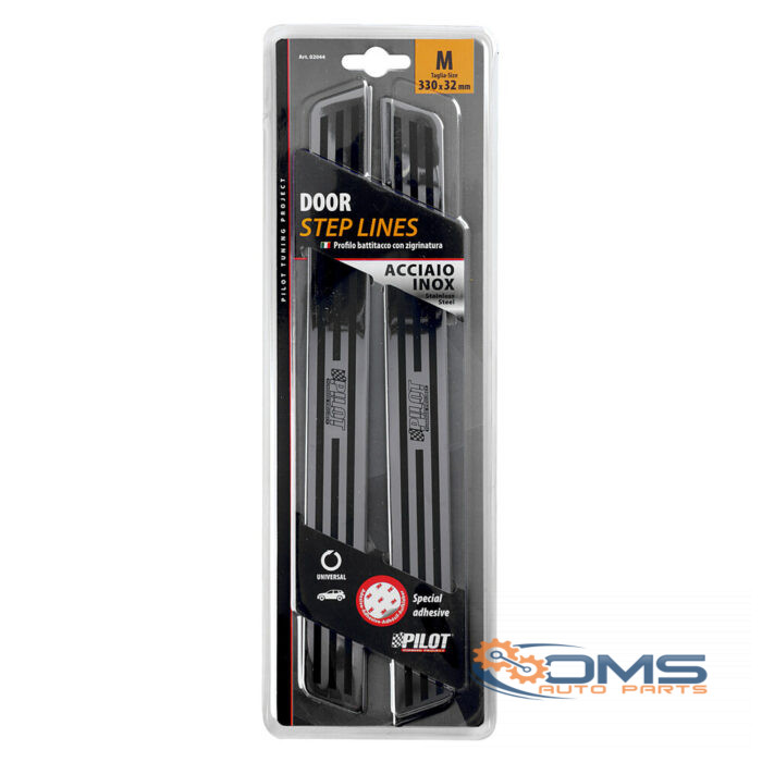 Stainless Steel Door Step Lines - 330x32mm - OMS Auto Parts