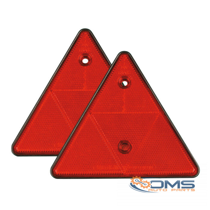 Triangular Reflectors - 155x135mm - Red - OMS Auto Parts