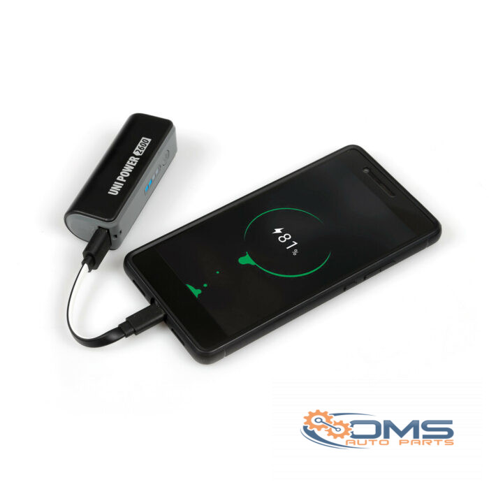 Uni-Power 2600 Power Pack With Apple-Micro Usb Universal Cable - OMS Auto Parts