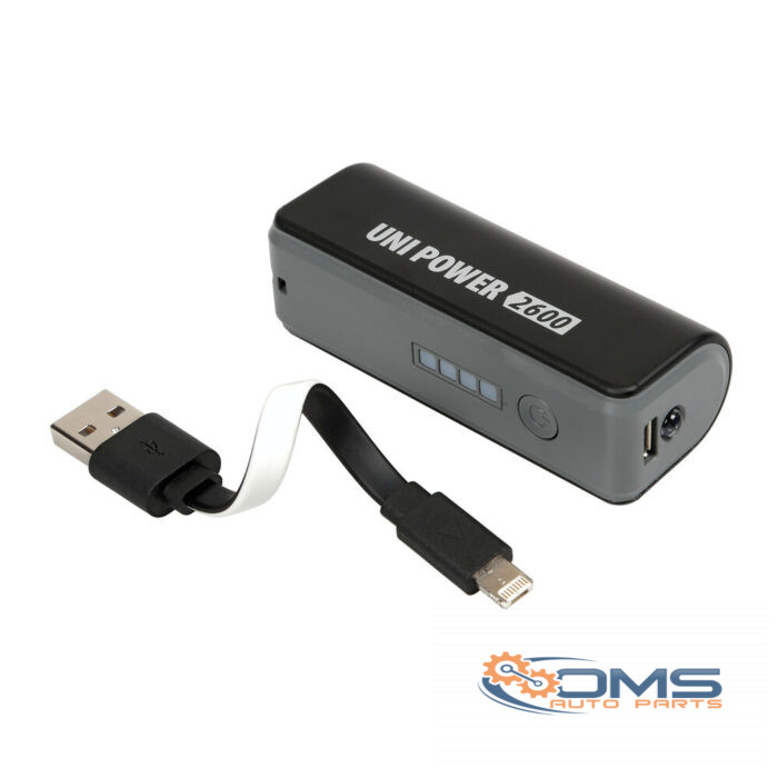 Uni-Power 2600 Power Pack With Apple-Micro Usb Universal Cable - OMS Auto Parts