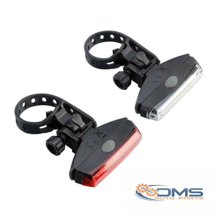 Bicycle Front & Rear Led Light Set - OMS Auto Parts