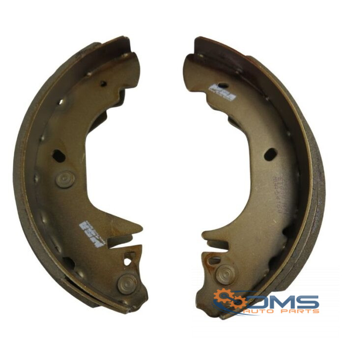 Ford Transit Rear Brake Shoes - 14" Wheels  7125122, 6579150, 5027770, 1570220, 1570207, 1014316, ME92VX2200AA, 94VB2200AB, 92VB2200AB, 92VX2200AA, 94VX2200AB, ME94VX2200AB, OMS Auto Parts