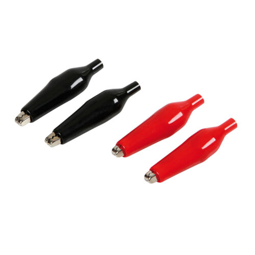 Micro Clips, Set 4 Battery Clamps - 4.5cm - OMS Auto Parts