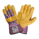Shammy Calf Leather Gloves - Size 10 - OMS Auto Parts