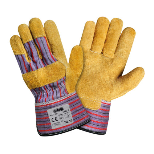 Shammy Calf Leather Gloves - Size 10 - OMS Auto Parts